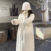 Autumn and Winter Thickened Long Stand-up Collar Imitation Mink Hair Thickened Fur Coat Women's Light Coat