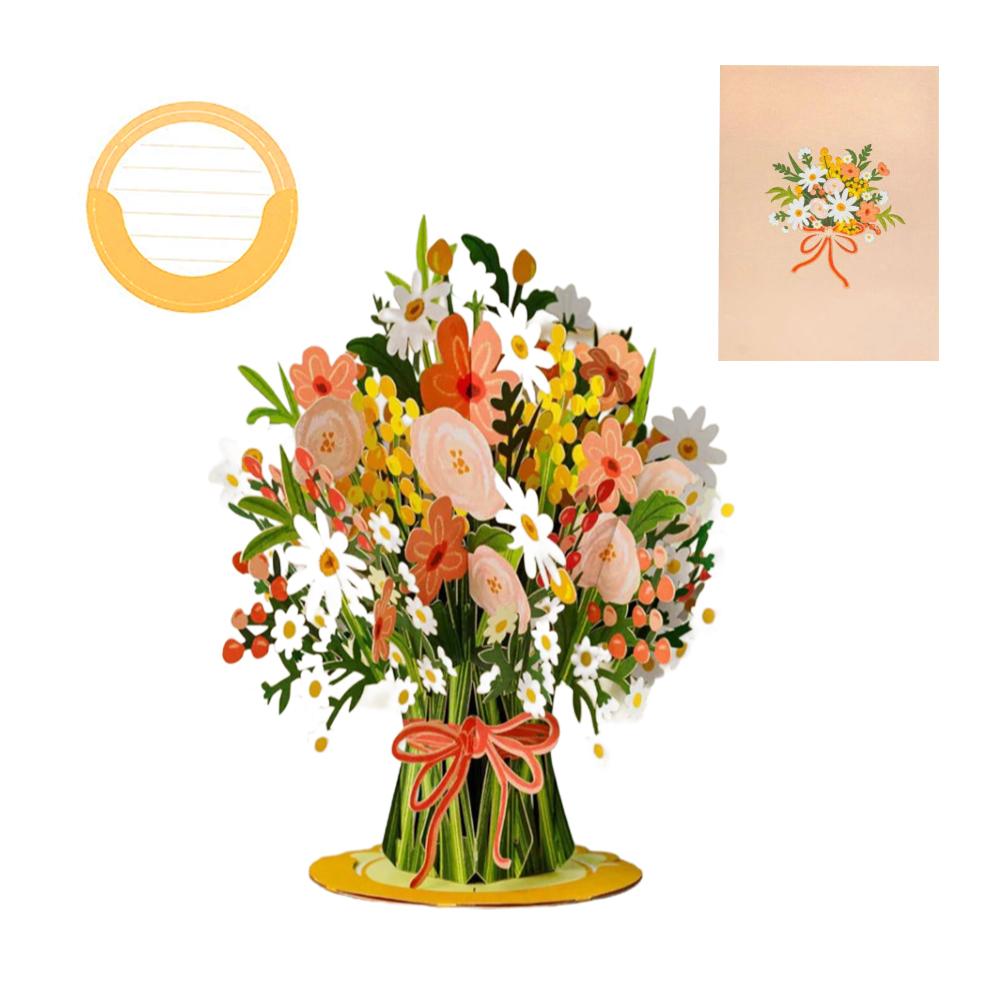 

Advanced 3D up Bouquet Card Valentine s Day Card Wedding Invitation Card New Year Greeting Card Home Decoration 2026