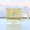 Pastel Double Glass Mug 350ml 1pc (color selection)