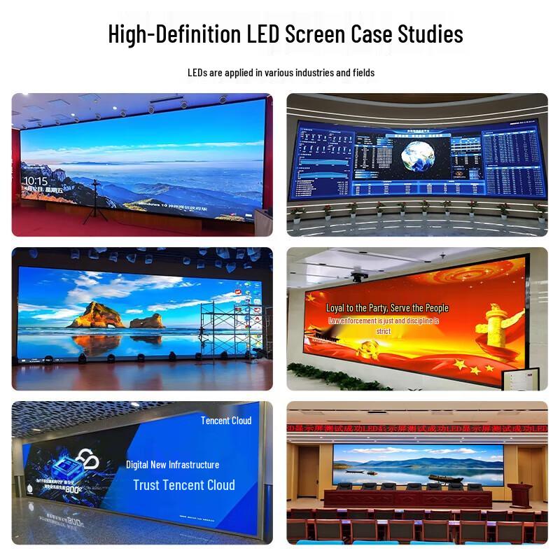 LUOBAOYI Indoor Full-Color Seamless LED Display CN Plug (adapter Included)