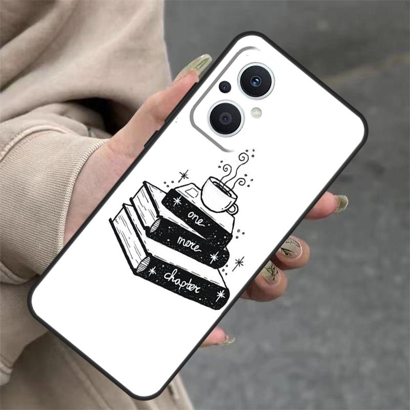 Books And Coffee Case For OPPO Reno 7 8 Lite 6 5 4 11F 10 Pro 8T 5Z 4Z OPPO Find X6 Pro X2 Neo X3 X5 Lite
