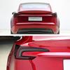 For Tesla Model 3 Highland 2024 Car Rear Taillight Protective Film TPU Tail Lamp Cover Sticker Trim - Smoked Black Replacement