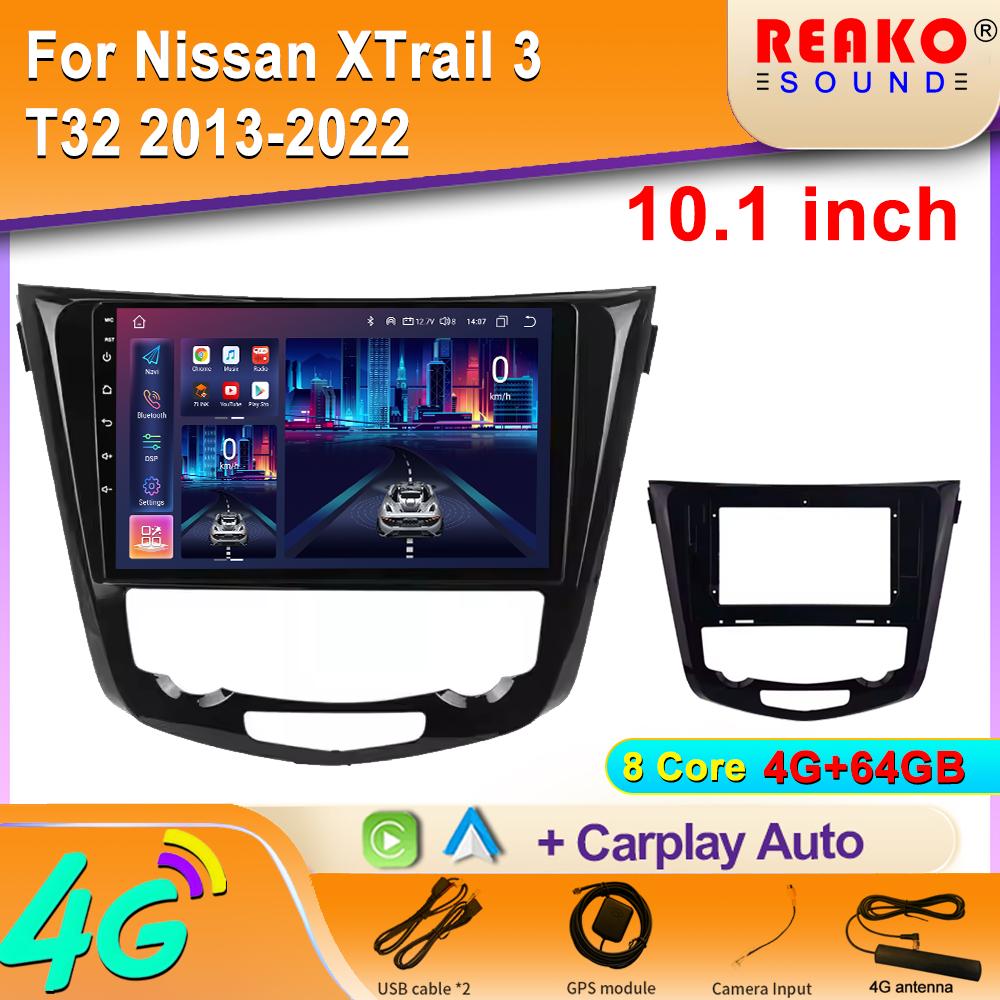 

2K IPS Android автомобильное радио для Nissan XTrail 3 T32 2013-2022 Qashqai 2 J11 мультимедийный видеоплеер GPS Carplay Autoradio 8 core 4GB+64GB