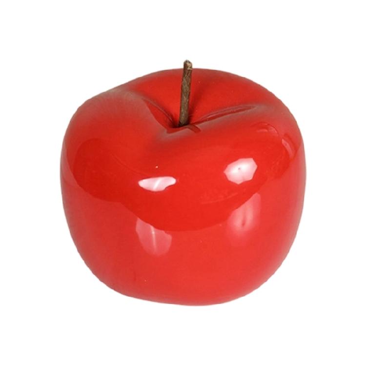Ceramic Apples Statue Table Ornament Pottery Decoration Decorative Sculptures Fruit Figurines Home Decorations Gifts