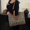 Popular Women's Bags, Retro Casual Leopard Print Shoulder Armpit Bags, Large-capacity Tote Bags, European and American Trendy Women's Backpacks