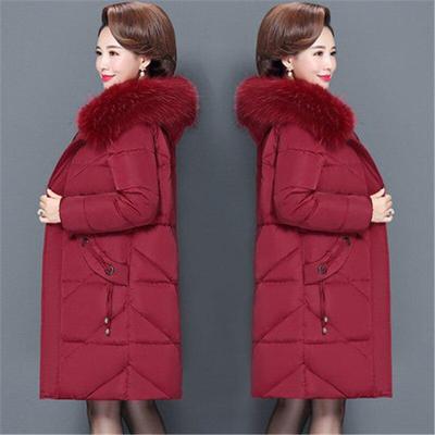 Plus Size 6XL Winter Jacket Female Down Cotton Padded Clothes Women Casual Slim Parka Middle-aged Coat Overcoats V1011
