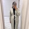 2025 Autumn Women's Loose Knitted Wool Dress & Long Sleeve Coat