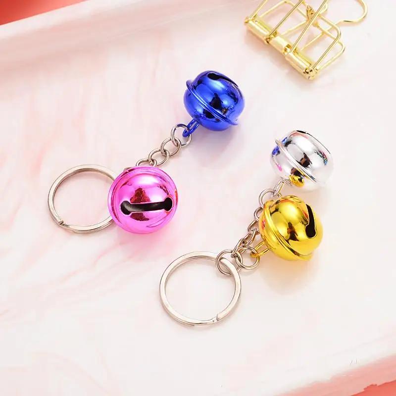 1 Pcs Creative Decoration Cute Bells Pendant Keychain Lovely Bag Hanging Ornaments Accessories Gifts Simple Decor