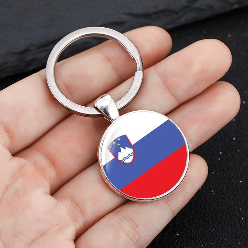 European Cup & World Cup National Flag Keychain Ornaments