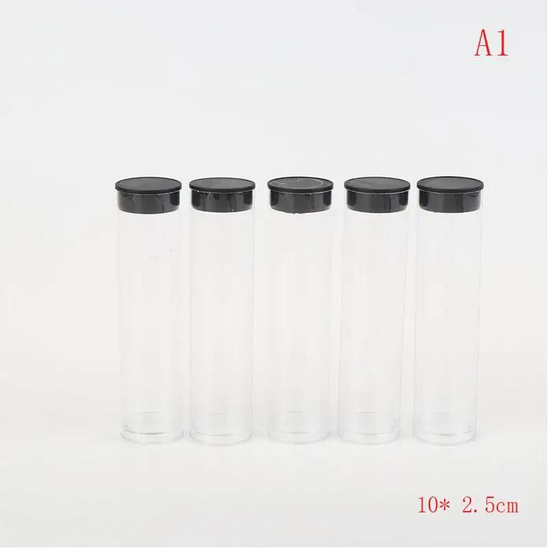 

5pcs Clear Travel Toothbrush Case Storage Tubes With Lids Portable Toothbrush Holder For Travel/Camping/School/Home