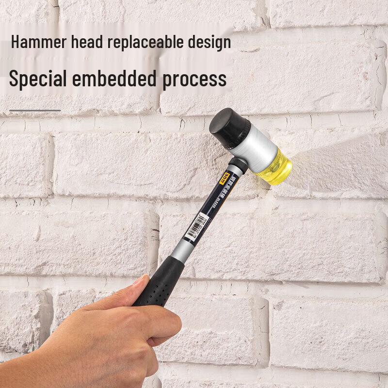 Deli Steel Handle Rubber Mallet 30mm