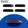 Car Exterior Door Grab Handle Trim Cover Bezels for Dodge Charger 2011-21 Black