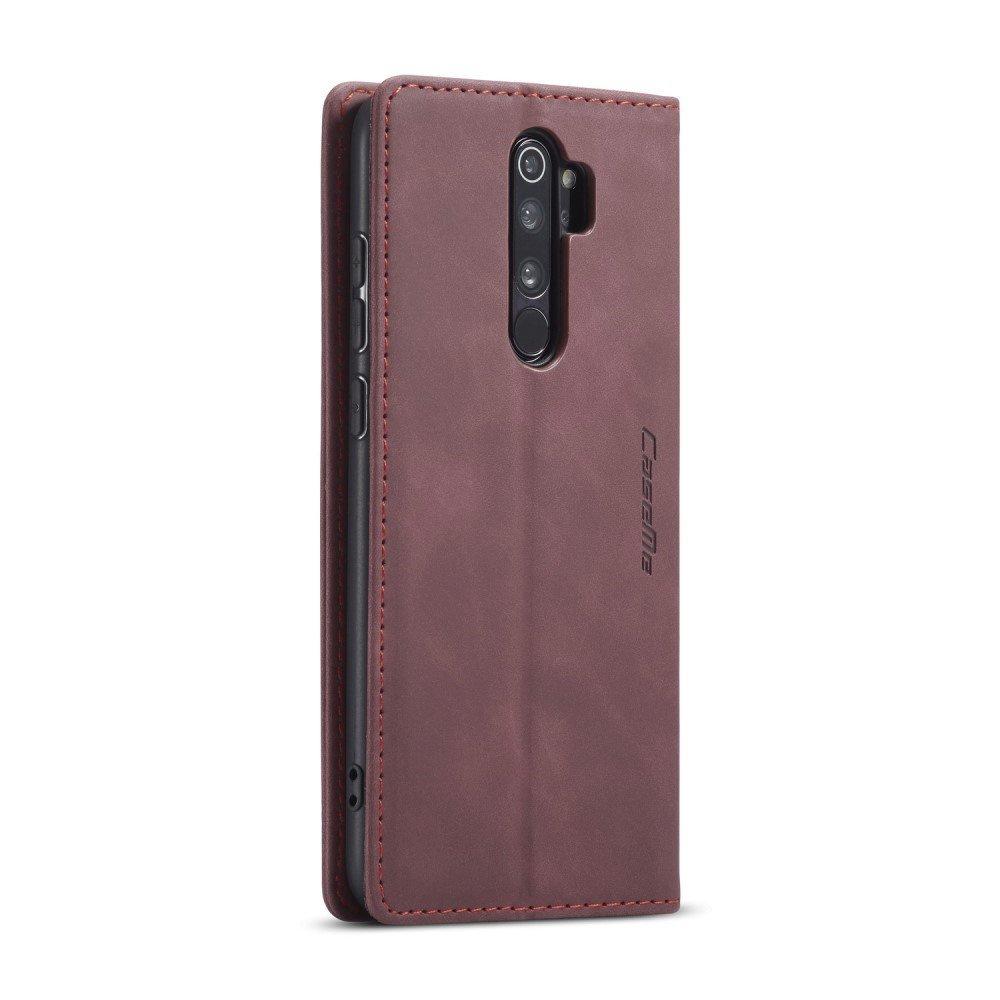 CASEME case for Xiaomi Redmi Note 8 Pro, Leather Wallet Case, red