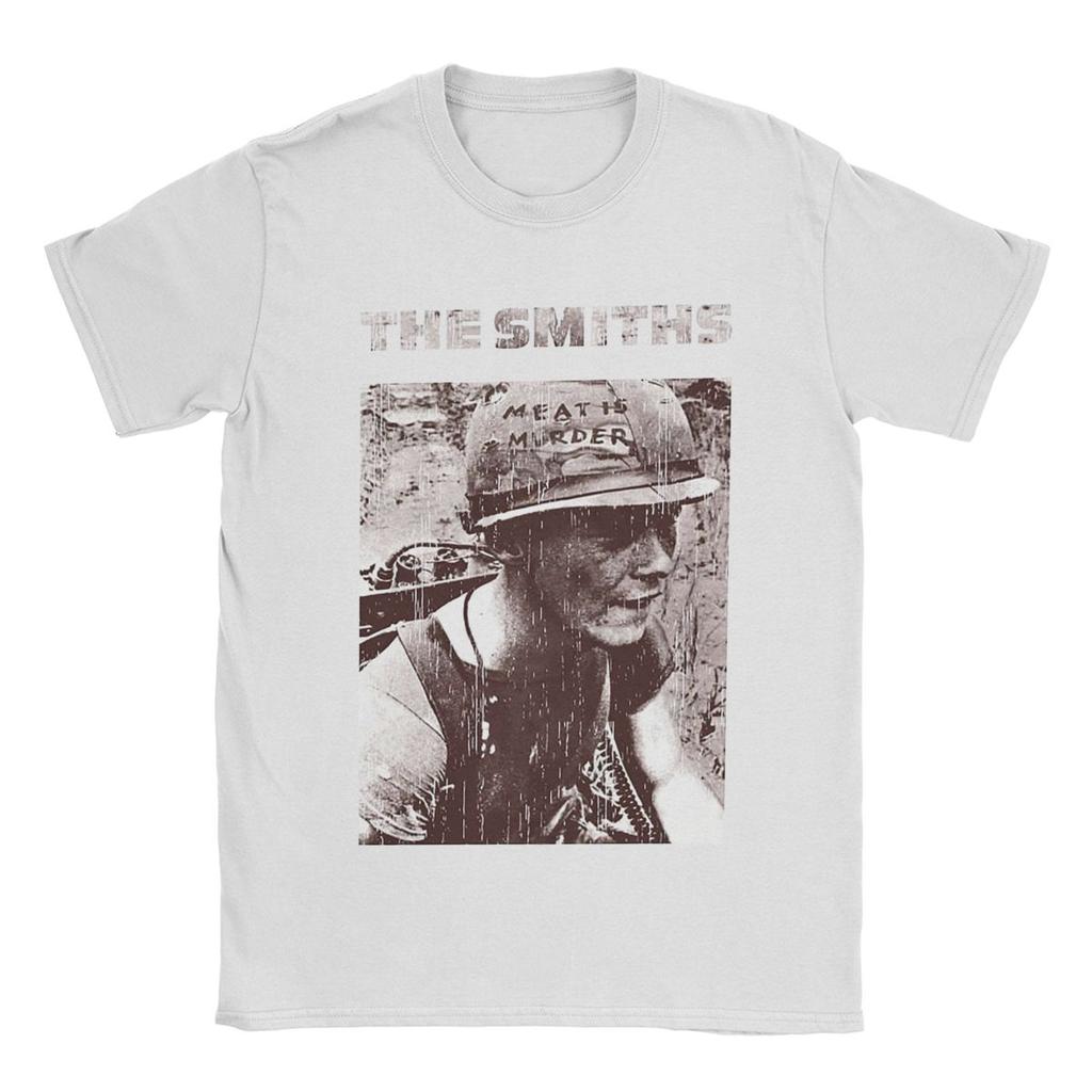 Men's The Smiths Meat Is Murder T Shirts 100% Cotton Clothing Novelty Short Sleeve Round Neck Tee Shirt Classic T-Shirts