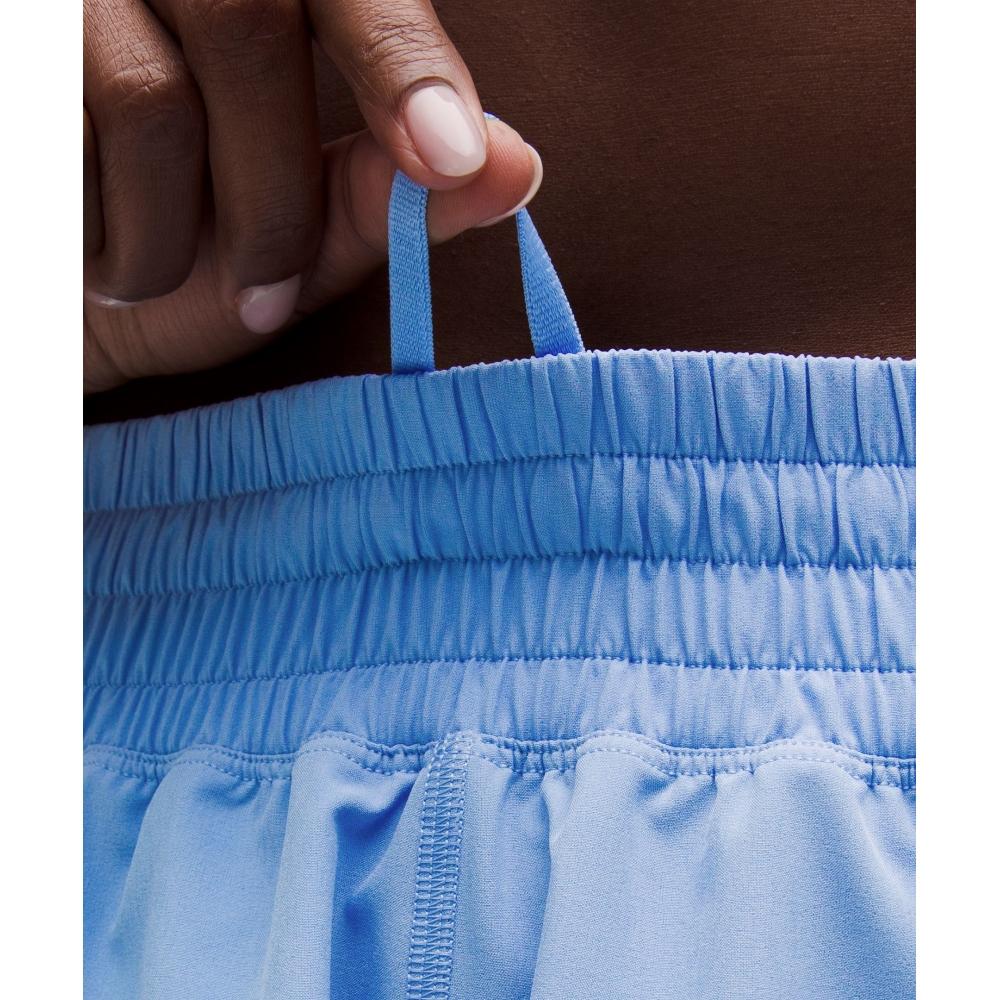 Lululemon Shake It Out High Rise Running Short 2.5  Sinatra Blue