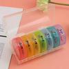 1PC Weekly Pill Organizer Tablet Containe with Waterproof Secret Compartments 7 Days Daily Pill Box for Medicine Drug Case