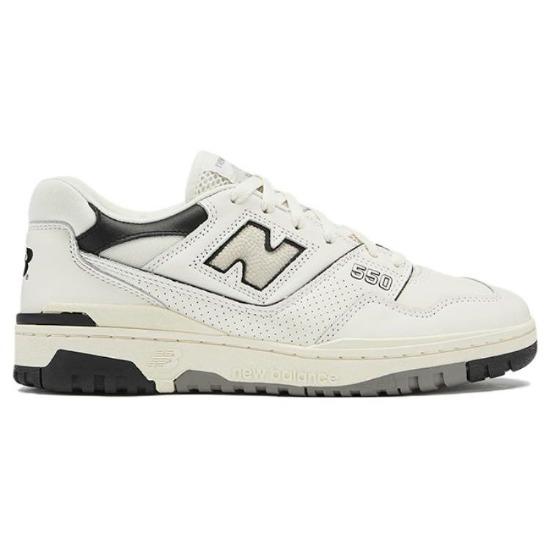 New Balance 550 Sea Salt Unisex Sneakers Cream Black BB550LWT