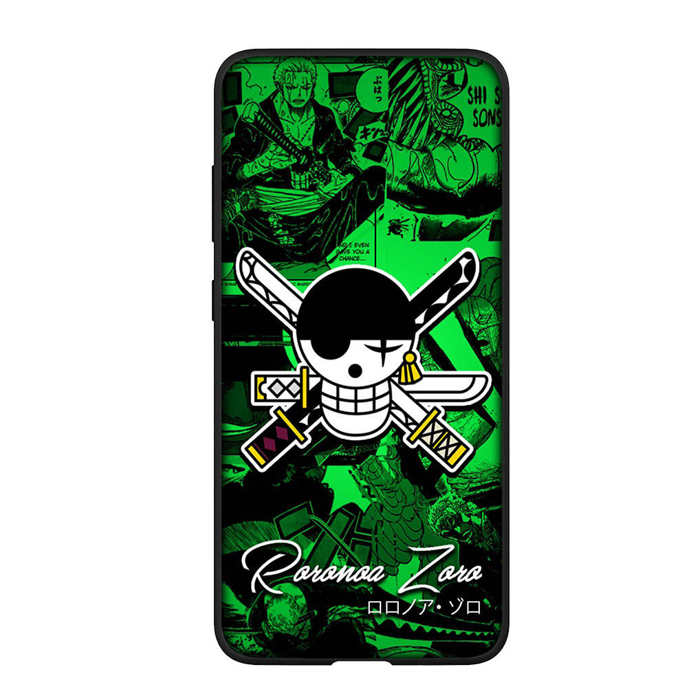 For Samsung Galaxy S24 S23 iPhone 15 14 Xiaomi Redmi Note 13 12 11 8 Plus 10 9 Pro Max X XR Case Cartoon Trafalgar Law Luffy One Piece OPPO Huawei