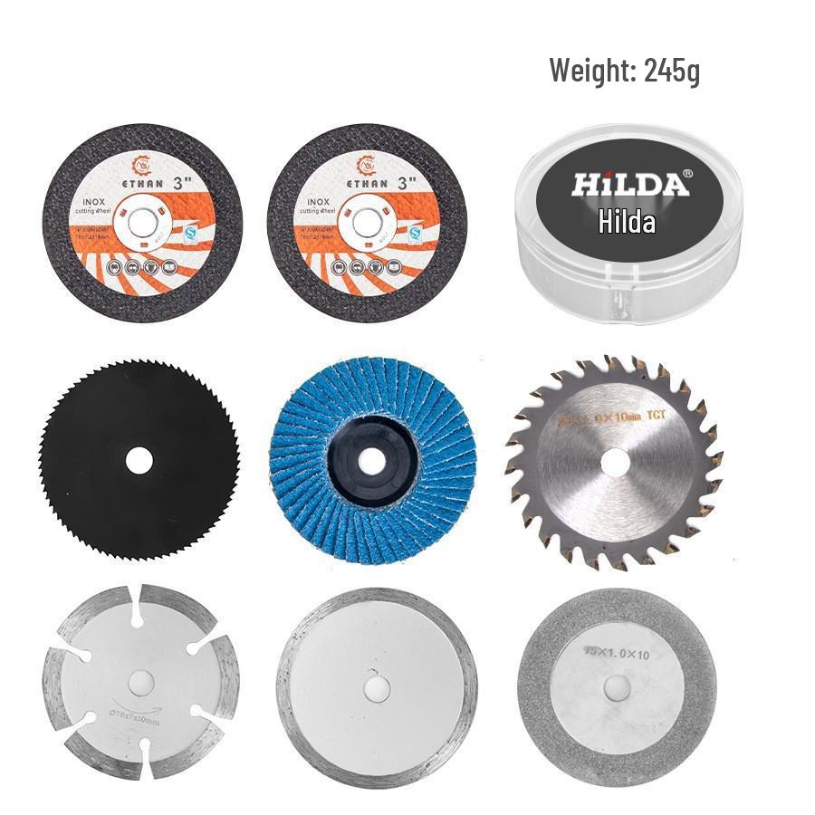 3" Mini Cordless Angle Grinder & Polisher - Rechargeable, Multifunctional Hand Tool