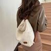 Large capacity three purpose canvas bag, women's new commuting single shoulder crossbody bag, student class double shoulder tote