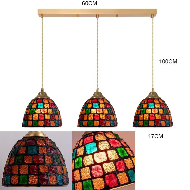 Glass Ceiling Chandelier Creative Sea Shell Lampshade Bedroom Bedside Hanging Lamp Interior Decoration Lighting Pendant Lights