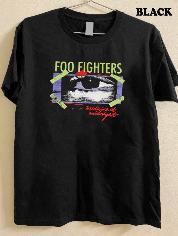 Foo Fighters Medicine at Midnight 100% cotton graphic t-shirt QT7442 S