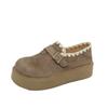 New Canvas Women's Flat Bottom Not Tired Feet Thick Bottom Heightening Non-slip Cushioning Casual Sports Shoes