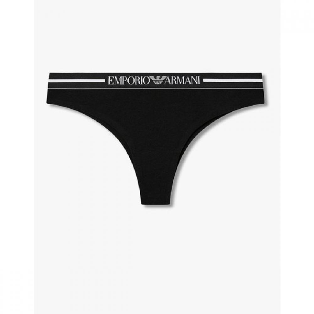Emporio Armani Женские Бразильские Трусы с Логотипом По Центру S 0826111530 XS