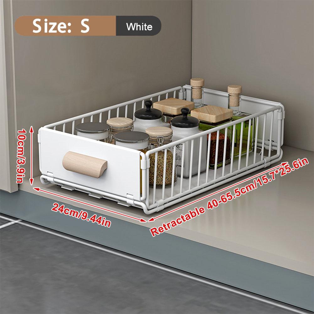 

Кухонный шкаф для хранения вещей, выдвижной ящик, органайзер с деревянной ручкой, стойка для хранения специй для кухонного шкафа-органайзера