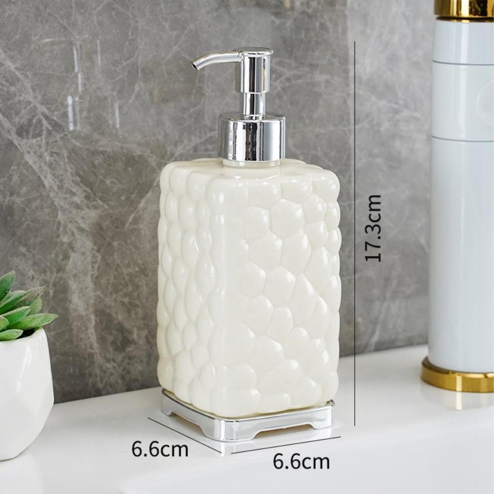 430ml Láhev na pleťové mléko Průhledná Tekuté mýdlo na ruce Luxusní Dávkovač mýdla Koupelna