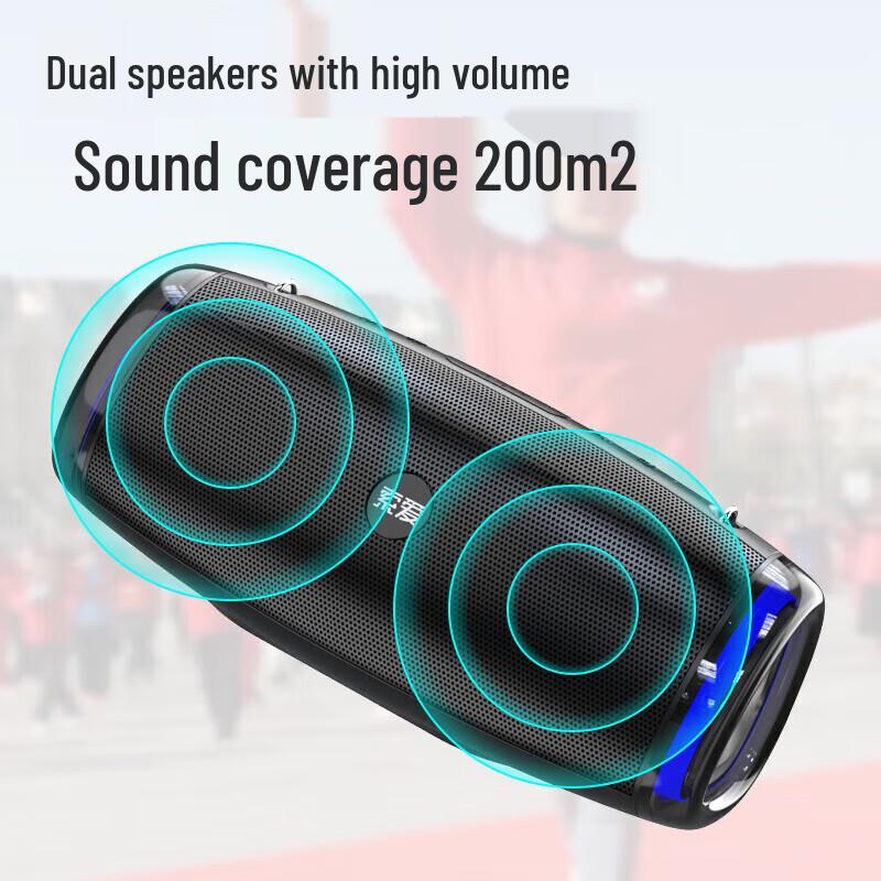 Suoai S31 Portable Outdoor Bluetooth Speaker CN Plug (adapter Included)