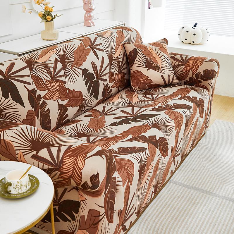 Printed Sofa Slipcover Stretch Sofa Covers For Living Room Pets Kids Chair Couch Cover I Shape Corner Sofa Anti-Cat Scratch