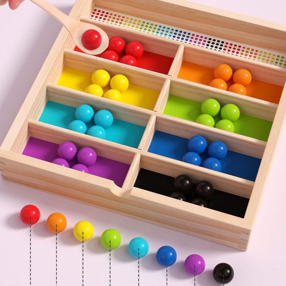 Puzzle Bead Color Matching Game Rolling Bead Color Sorting Game Birthday Gifts