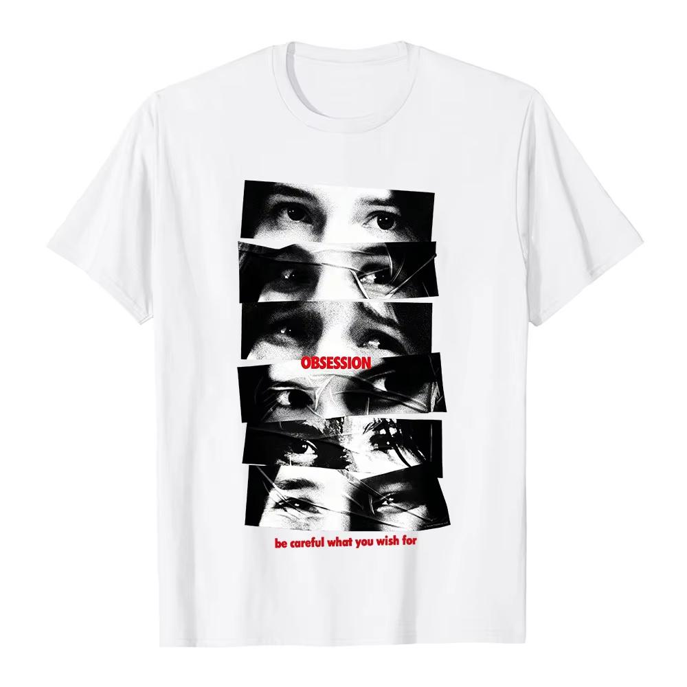 T-shirt Obsessione Cinematografica Nikki Eyes Unisex Streetwear Cotone Moda Manica Corta T-shirt Design Estivo 2026 Merchandising Grafico