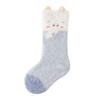 Children's Mid-Calf Socks Mink Velvet Warm Baby Socks Loose Mouth Non-Tightening Foot Seamless Glue Anti-Slip Floor Socks