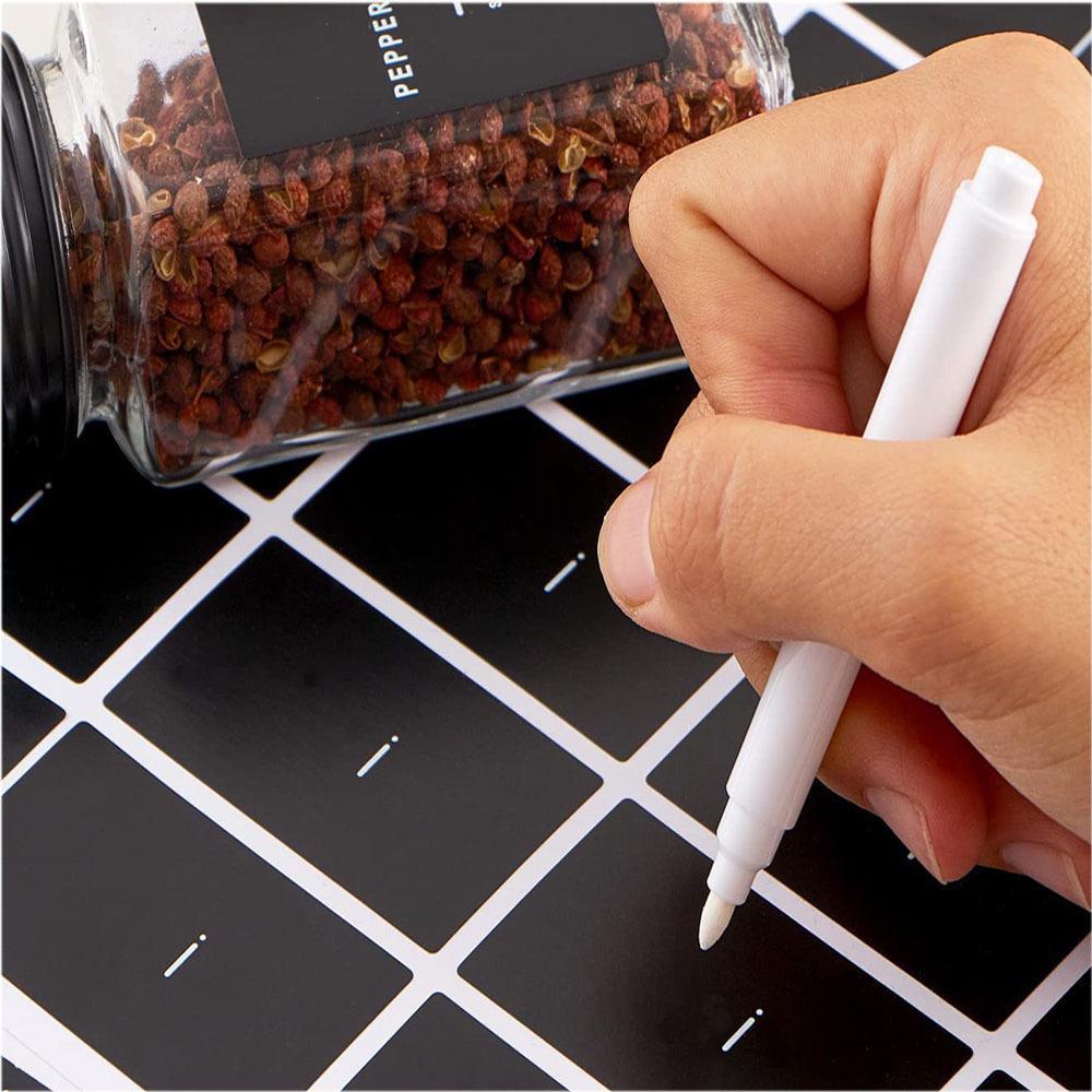 Cross-Border Waterproof Spice Jar Labels: English Kitchen Seasoning Stickers for Food Classification