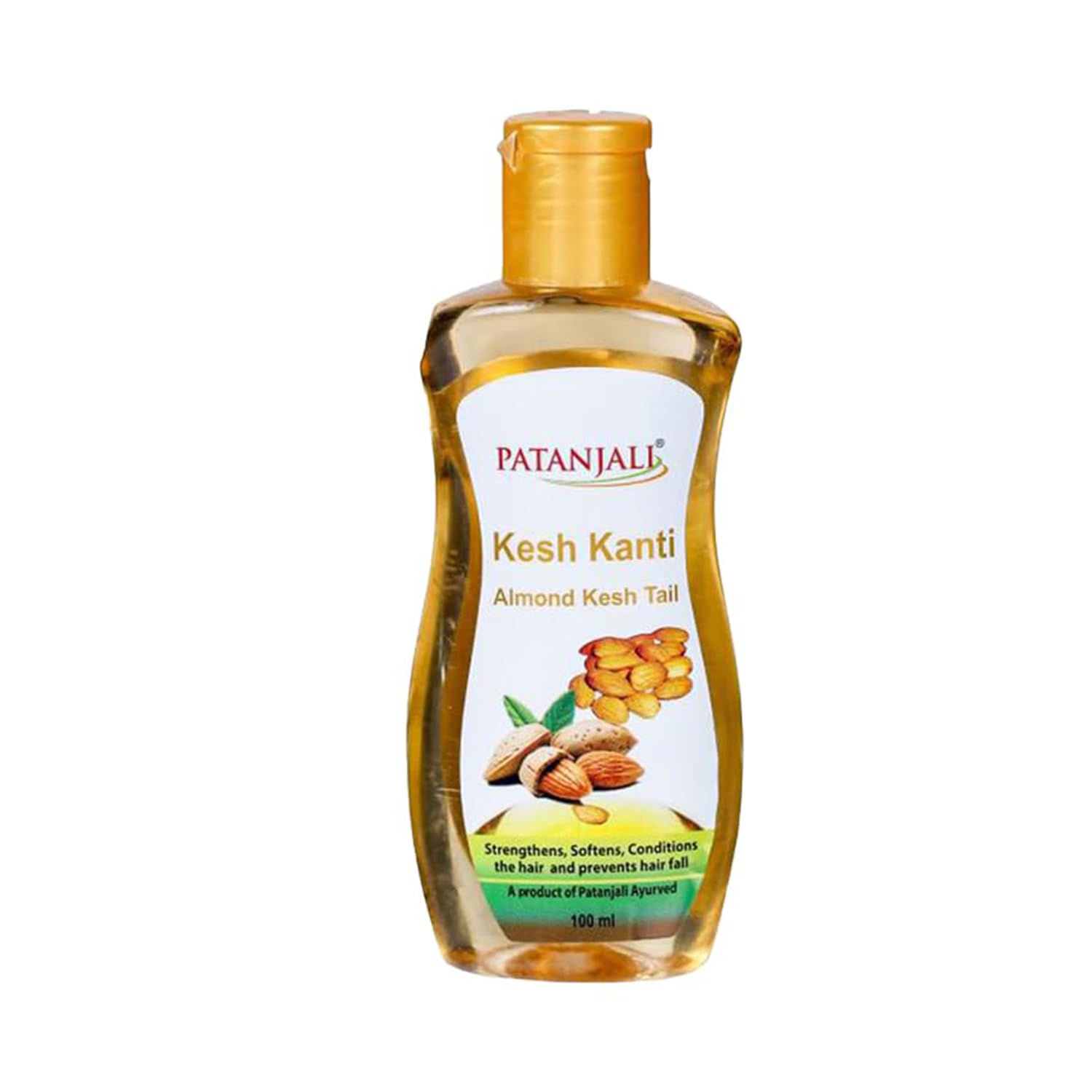 Patanjali Almond Hair Oil 100ml Pack of 1 – Nourishing Scalp Treatment for Strong, Soft Hair