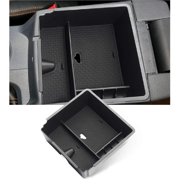 2025 2024 Ranger Raptor Slot Mats Center Console Liner Door Gate Slot Mats for 2025 Ford Ranger Accessories, Compatible with 2024 2025 Ford Ranger Black Trim