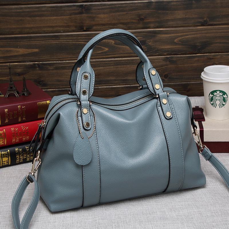 Ladies' Fashionable Boston Shoulder & Crossbody Pillow Bag