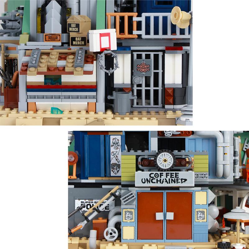 Display Moc Movie 2 Series Model Welcome To Apocalypseburg Compatible 70840 Building Blocks Bricks Toys Birthday Christmas Gift