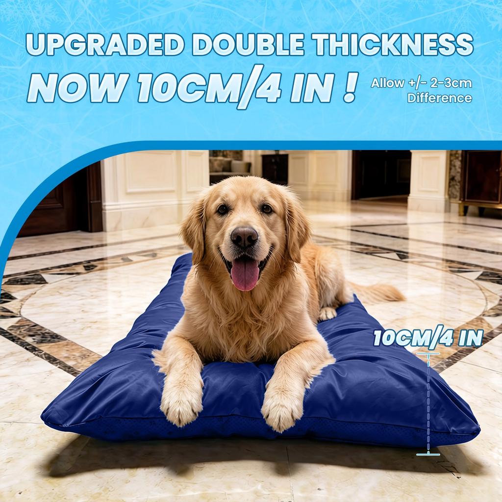 Dog Bed with Breathable Fabric Pet Pad for Hot Summer Days