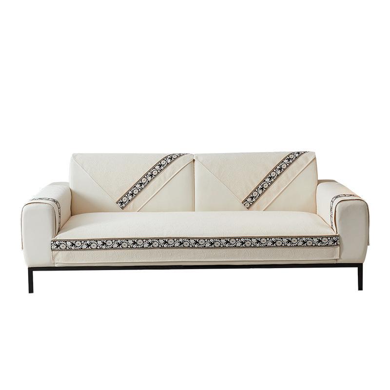 Four Seasons Universal Chenille Sofakissen Licht Luxus Rückenlehne Handtuch Sofabezug Bezug Stoff Kissen Modern