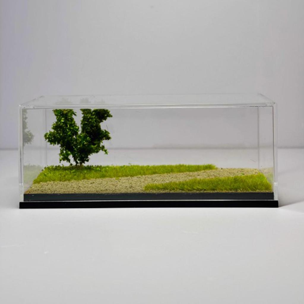 1/64 Diecast Model Car Display Case Dustproof Showcase Protection Collection Realistic Decoration