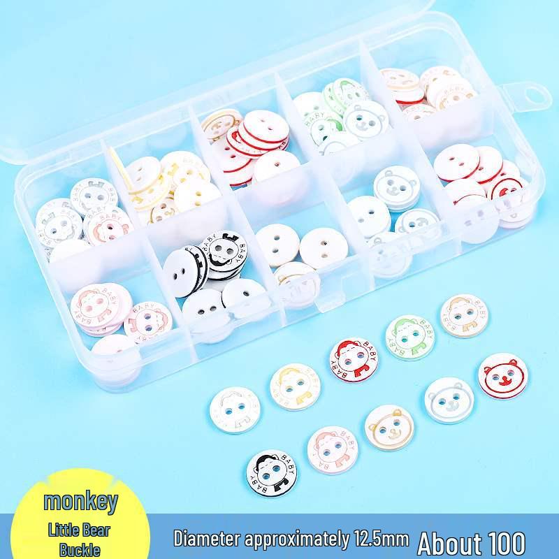 Colorful Resin Buttons for Kids' Creative DIY Projects and Pasting Painting