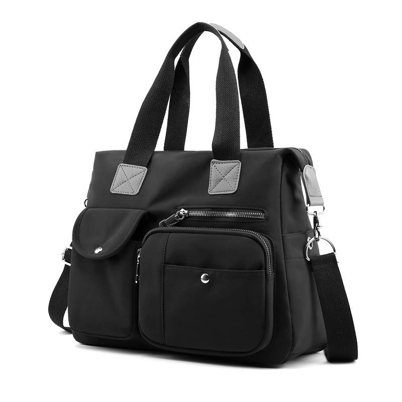 

Одноплечная сумка Дорожная сумка большой вместимости для переноски чёрный