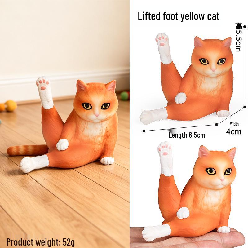 Solid Cute Animal Models: Squirrel, Shiba Inu, Teddy, Hamster, Panda, Flying Squirrel Car/Desktop Ornaments
