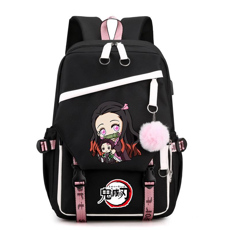 Ghost Annihilation Blade Peripheral Trend Backpack Large Capacity Waterproof Student Versatile School Bag