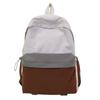 Lightweight Color Block Sports Backpack Large Capacity Student Schoolbag