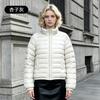 Lightweight Womens Short Down Jacket 2026 Fall Thin Puffer Coat No Hood Regular Fit 85-90% Duck