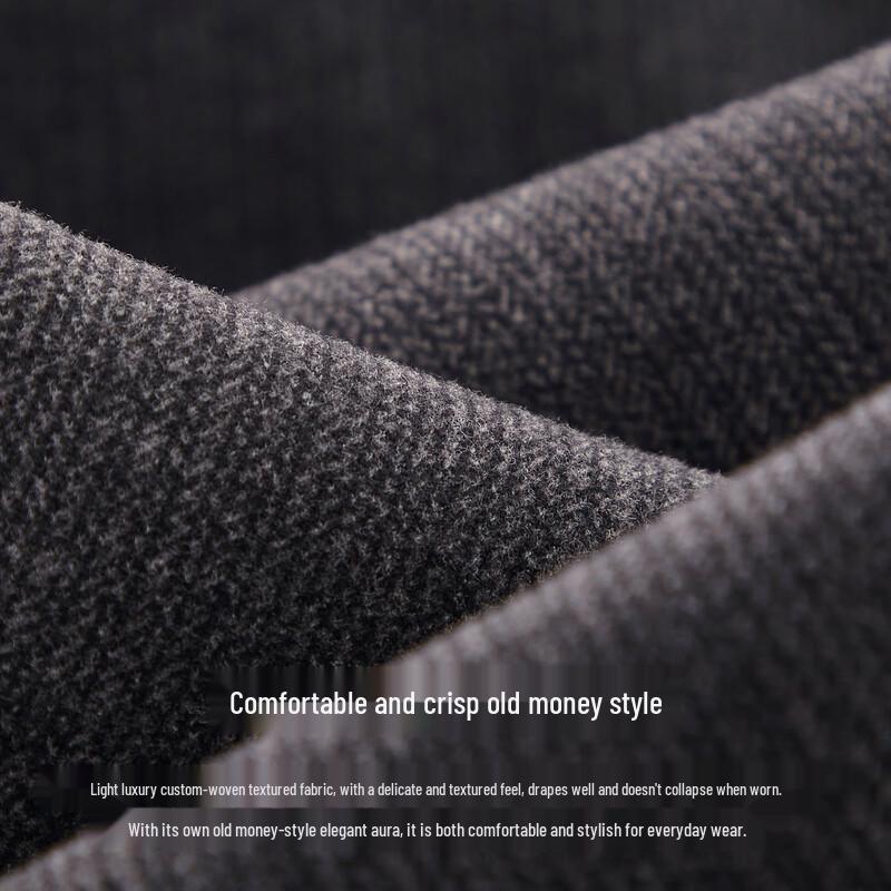 Shanshan Men's Thickened Warm Business Casual Trousers